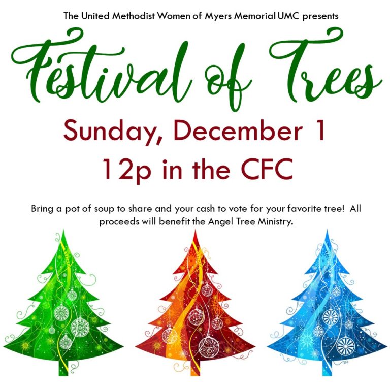 Festival of Trees Myers Memorial United Methodist Church